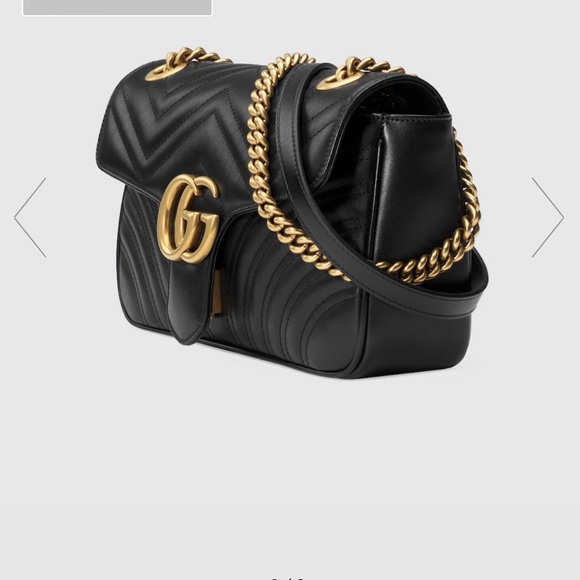 Flawless condition black Gucci Marmont size small - Picture 2 of 3